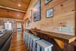 Feather & Fawn Lodge: Living Room Snack Bar